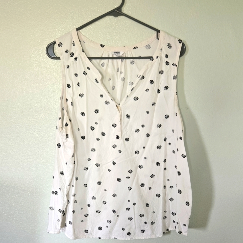 Sonoma White Tank Size XXL